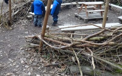 Wir waren im Waldkindergarten