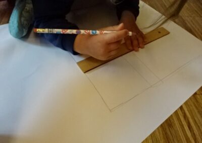 Malen mit Lineal probieren